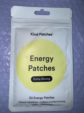 Energy Patches Extra strong by Kind Patches for Unisex - 30 Count Patches